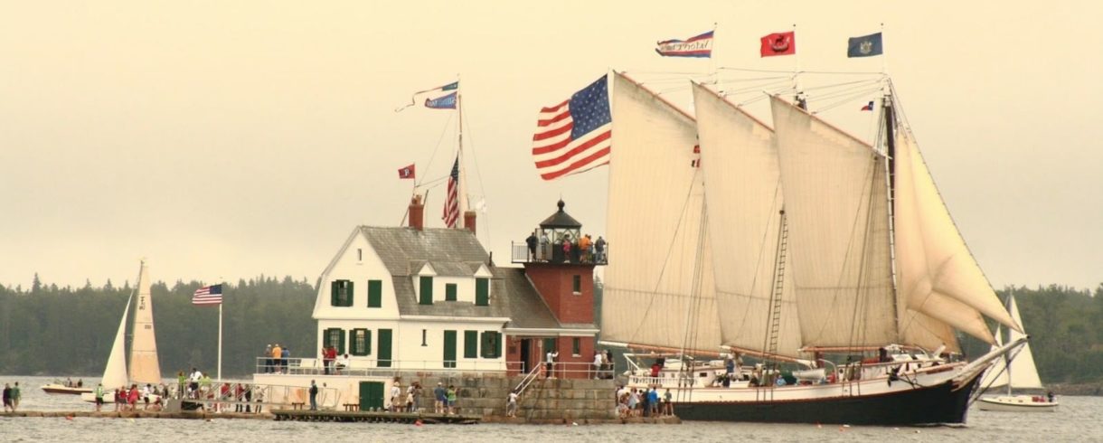 View of Rockland Lighthouse from the water