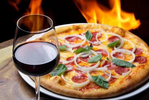 Wood fired pizza at top Rockland restaurant