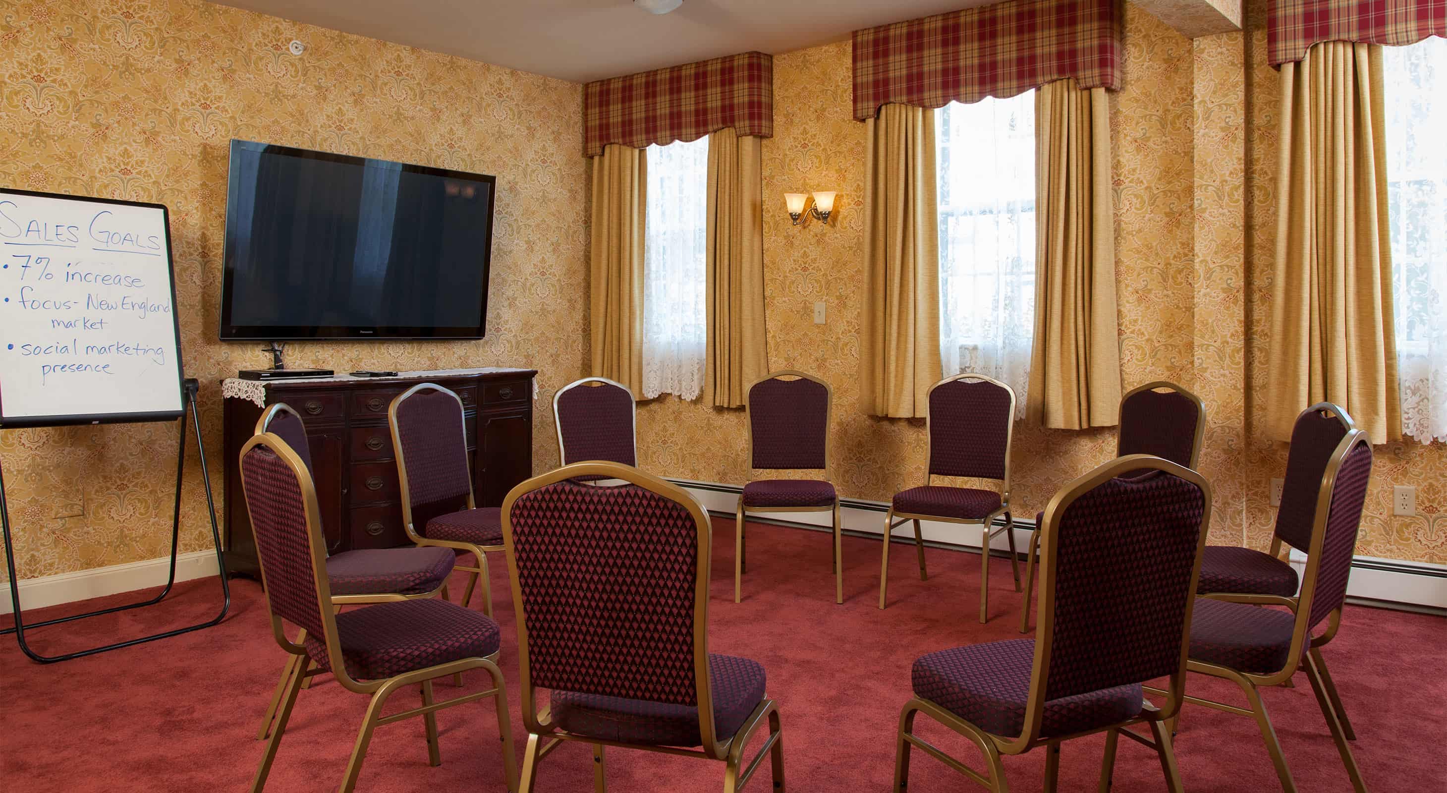 Meeting Room with Chairs in Circle