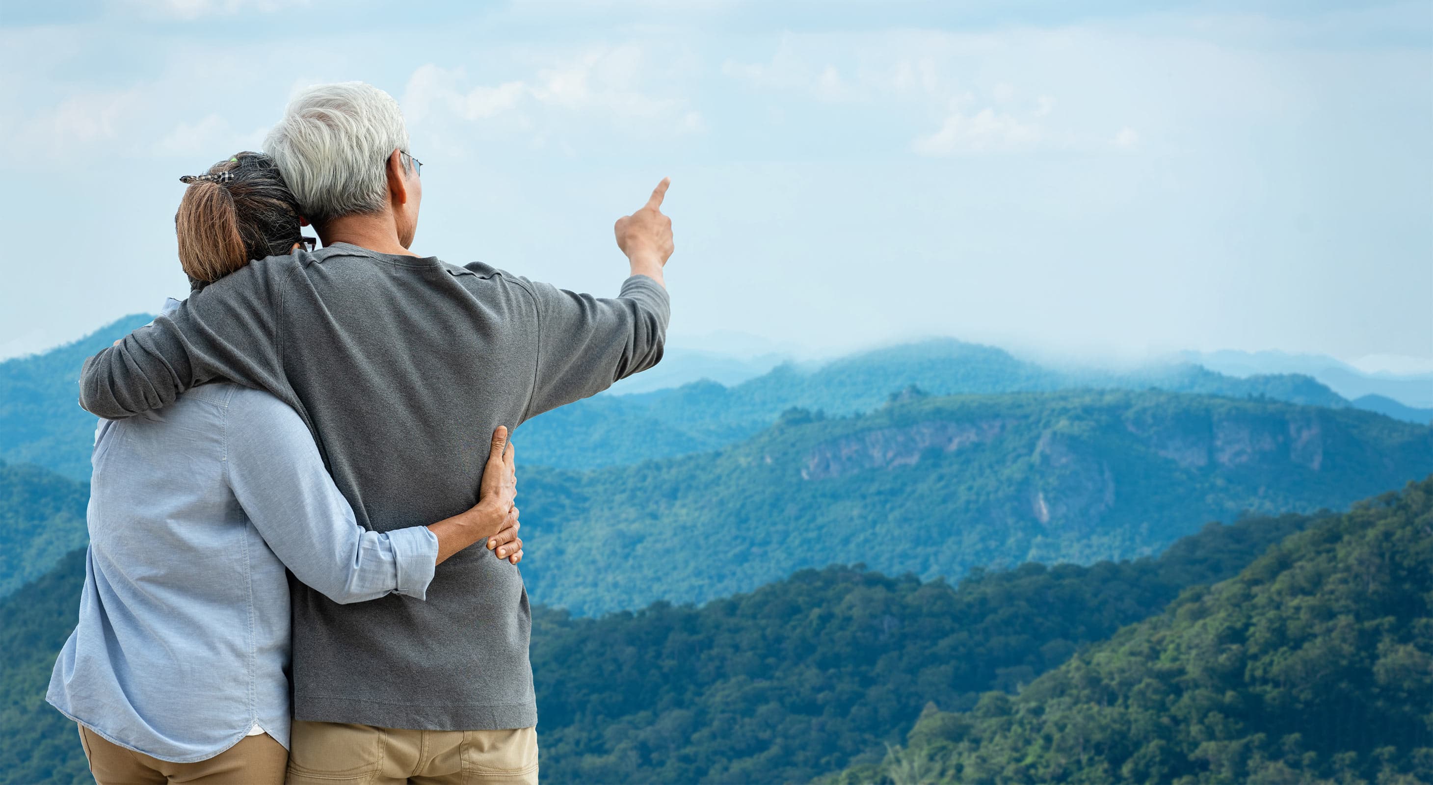 Couple Enjoying Nature