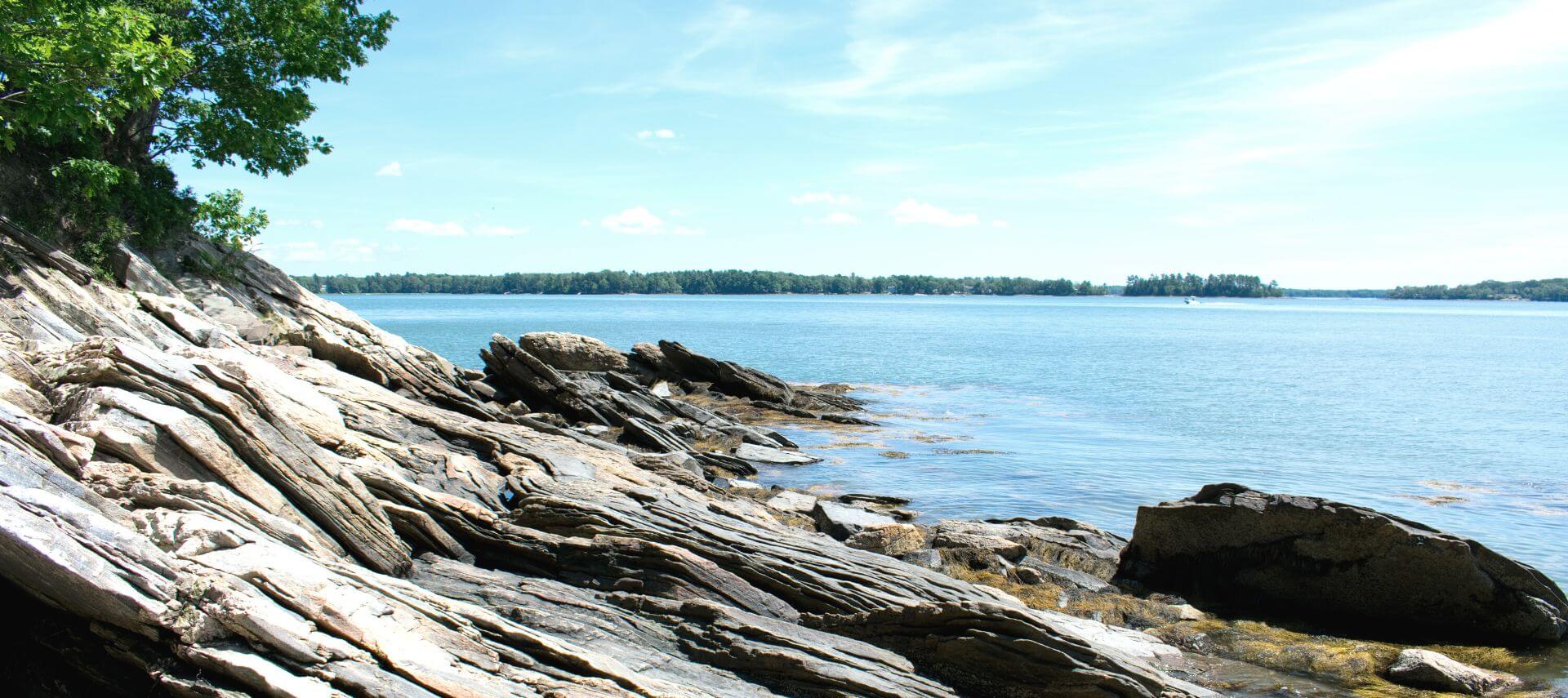 Rugged coast near Rockland, Maine