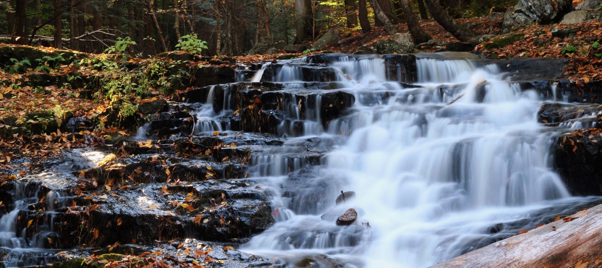 Waterfall in Hallowell, Maine